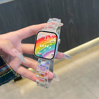 ใหม่เลเซอร์สายโปร่งใสพร้อมเคสสําหรับ Redmi Watch 5 Active Smart Watch Band สายรัดข้อมือ Redmi Watch 5 Lite อุปกรณ์เสริมสายรัด