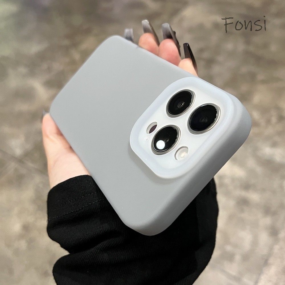 เคสซิลิโคนอ่อนนุ่มกันกระแทกสําหรับ iPhone 16 15 14 Plus 13 12 11 Pro Max