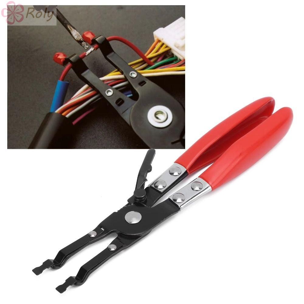 Roly คีมช่วยบัดกรีรถยนต์, เครื่องมือมือเหล็กเชื่อม Clamp คีม, ทนทานถือ 2 สาย Multi-Function คีมเชื่อมรถยนต์