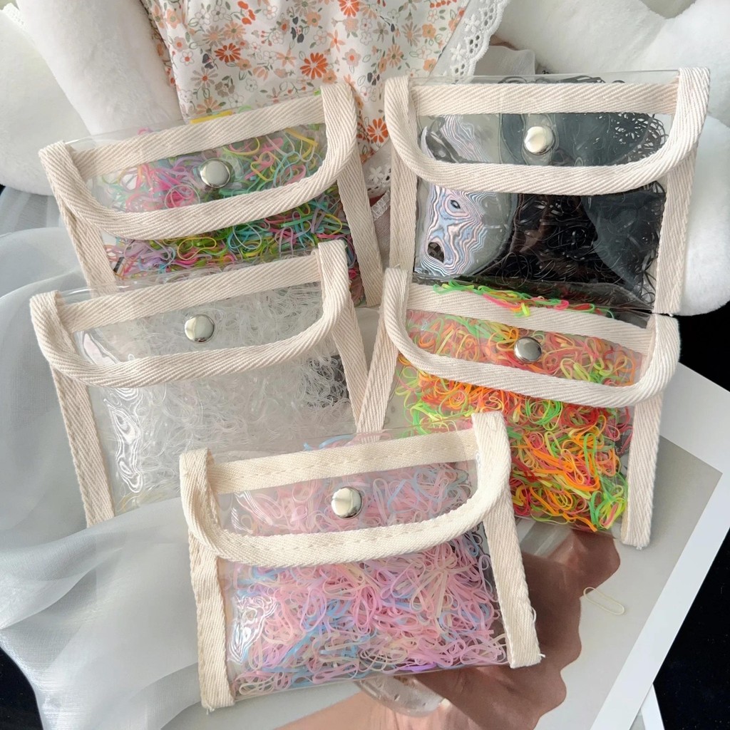 500ชิ้น/เซ็ตเด็กทารกที่มีสีสันทิ้งยางรัดผูกคาดศีรษะผู้ถือผมหางม้าวงเด็กอุปกรณ์ผมขายส่ง - รูปที่ 3