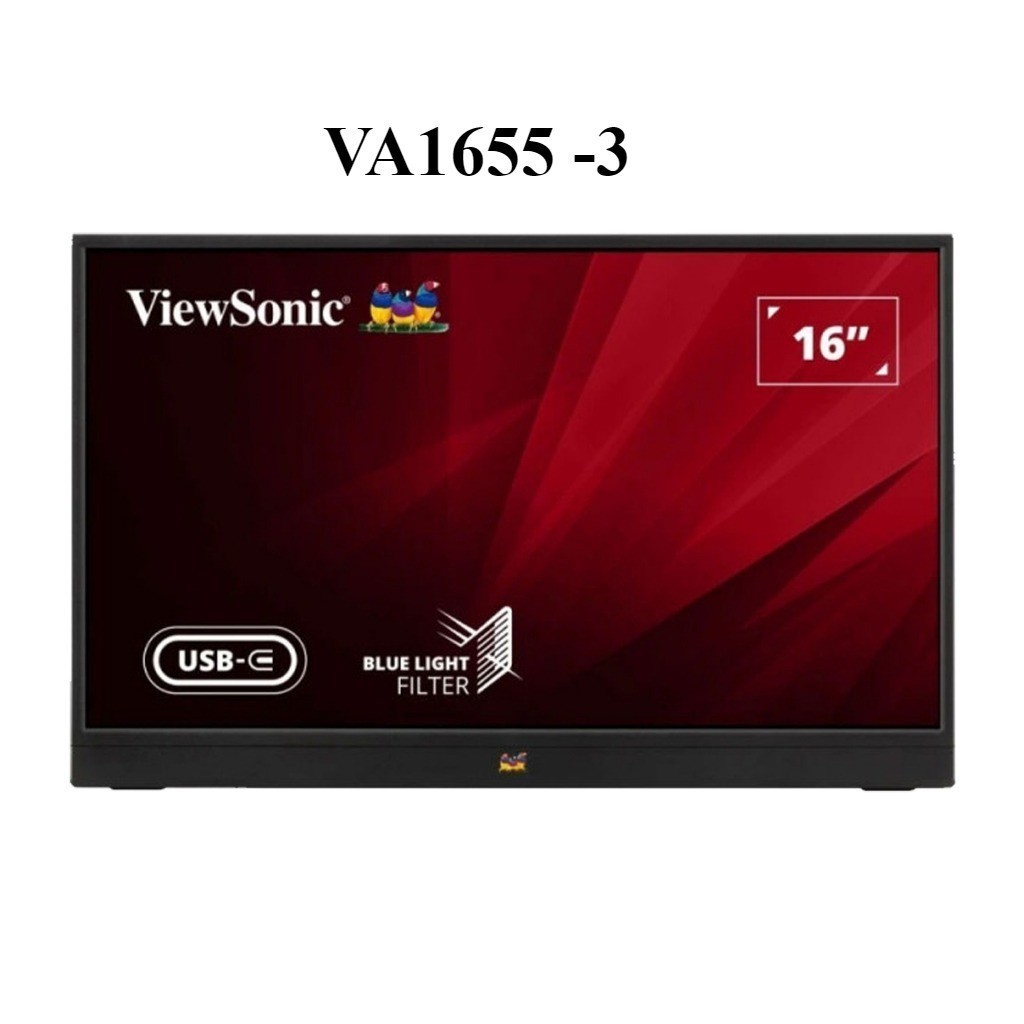 VIEWSONIC VA1655-3 PORTABLE MONITOR (จอมอนิเตอร์พกพา) 15.6" IPS FHD 75Hz