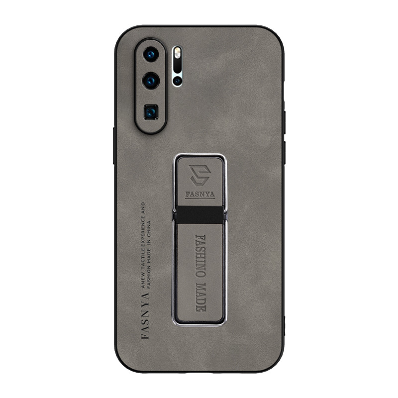 สําหรับ Huawei P30 Pro เคสโทรศัพท์หนังกลับหนังแกะหรูหราพร้อมที่ยึดในรถยนต์แบบแม่เหล็กมัลติฟังก์ชั่น
