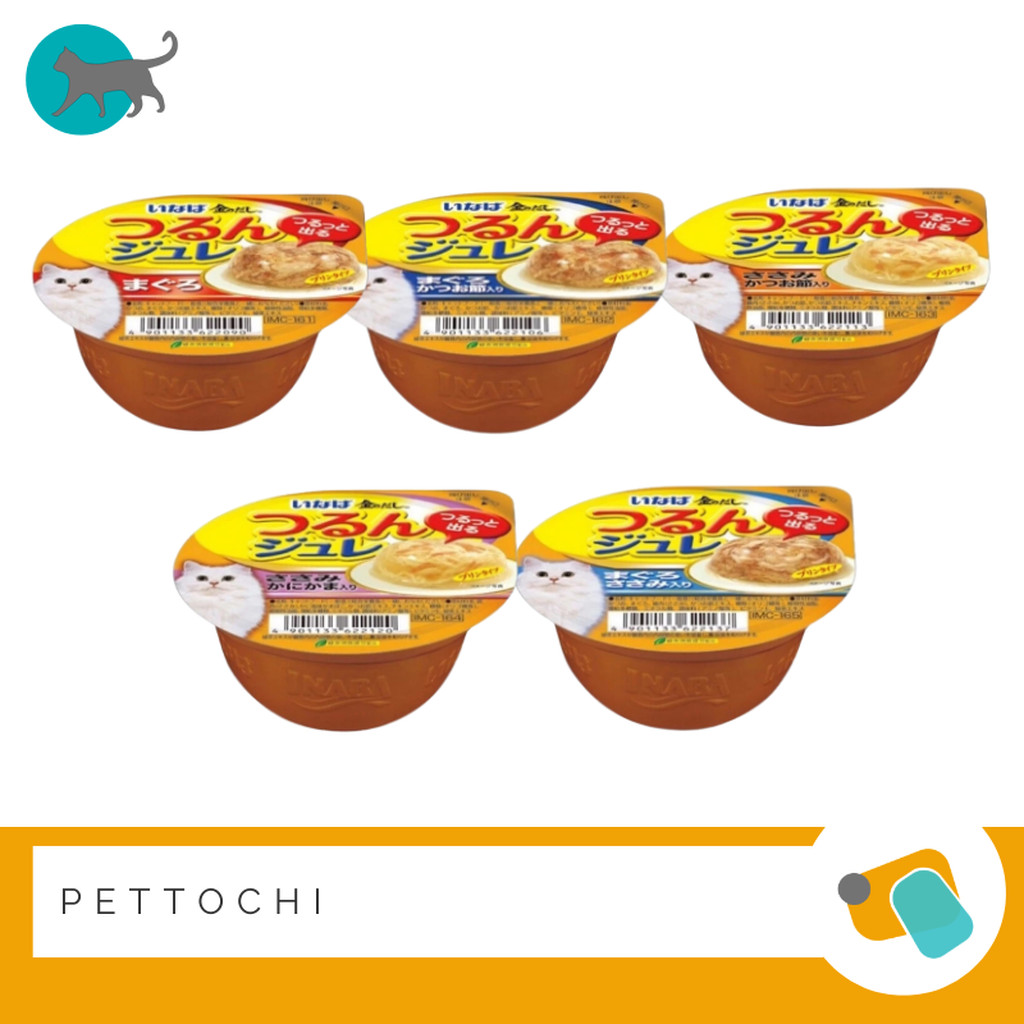 Inaba อาหารเปียกแมว 6 ถ้วย ในเจลลี่