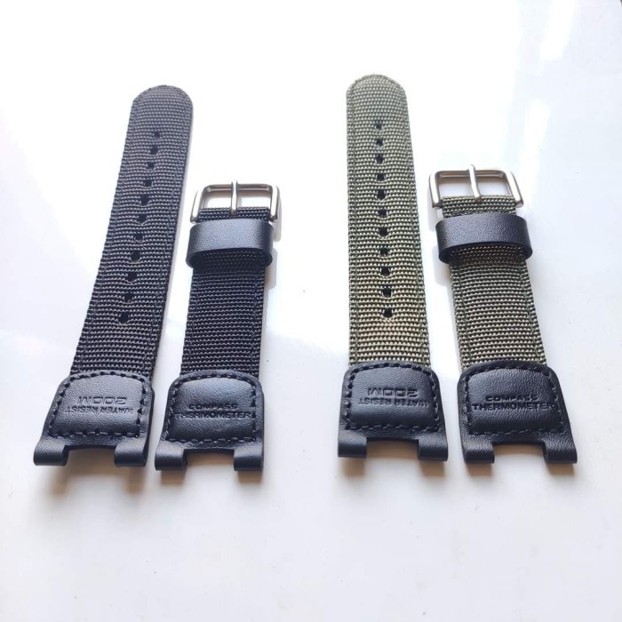 CASIO SGW100B/SGW 100/SGW100 CANVAS WATCH STRAP - สีดํา