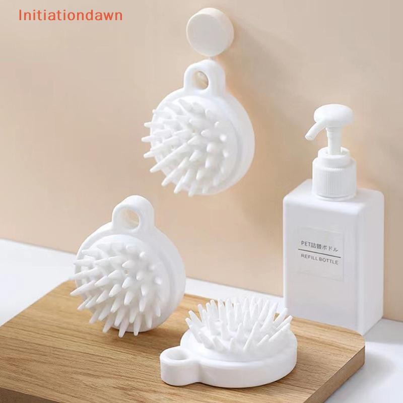 [Initiationdawn] 1 ชิ้นแชมพูญี่ปุ่นซิลิโคนนวดหวีมือถือนวดเครื่องมือหนังศีรษะ