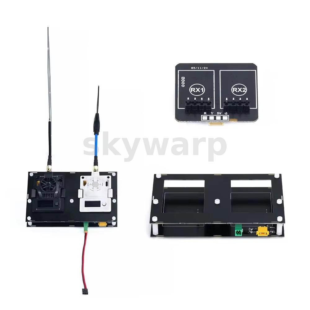 915mhz/2.4ghz Dual Receiver Transmitter Diversity Board RX & TX สําหรับ RC FPV Quadcopter Drone