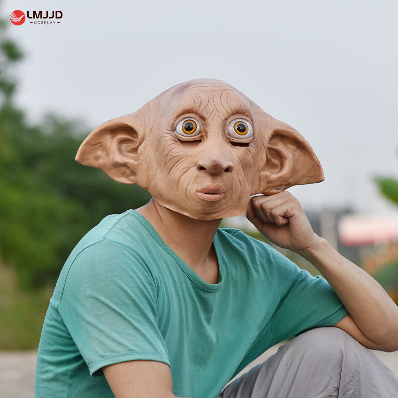 หน้ากากด๊อบบี้ฮาโลวีน Harry Potter Magic Elf Headgear คอสเพลย์ปาร์ตี้ภาพยนตร์และโทรทัศน์เครื่องแต่งกาย Props