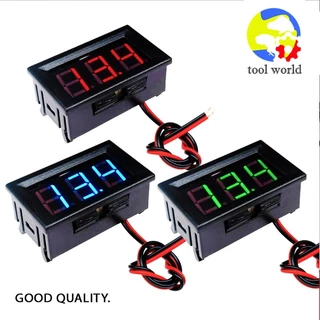 ตัววัดโวลท์ แบบดิจิตอล DC4.5 - 30.0V (Mini 0.36 inch DC4.5V-30V 2-Wire LED Digital Display Panel Battery Voltmeter