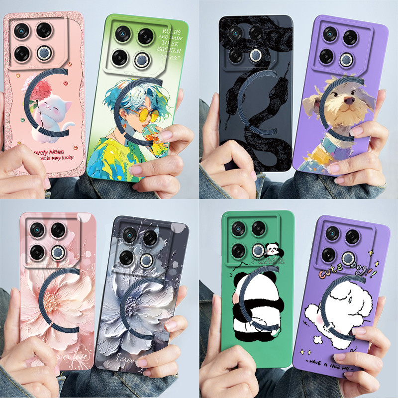 สําหรับ Infinix GT 20 Pro X6871 เคสโทรศัพท์ซิลิโคนอ่อนนุ่มหวานทาสีป้องกันกลับเปลือกการ์ตูนน่ารักพิมพ์ปลอกกันกระแทก