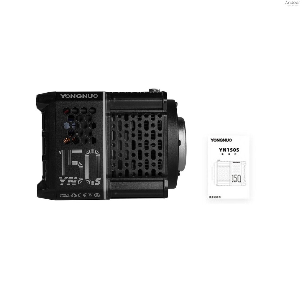 Yongnuo YN150s แบบพกพา 150W ไฟ LED วิดีโอการถ่ายภาพเติมแสง 5600K COB ไฟสตูดิโอ CRI 95 + สําหรับกลางแจ้งในร่มถ่ายทอดสดการบันทึกวิดีโอสินค้าภาพการถ่ายภาพ
