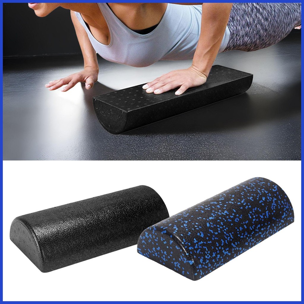 High-Density Foam Roller Half-Round Back Stretching Roller Yoga Roller Foam Firm Full Body Athletic 