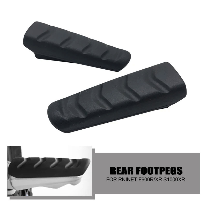 Mo Rear Footrest Foot Peg Footpegs Plate Rubber Cover Fit For BMW RNINET F900XR F900R R NINE T R9T U