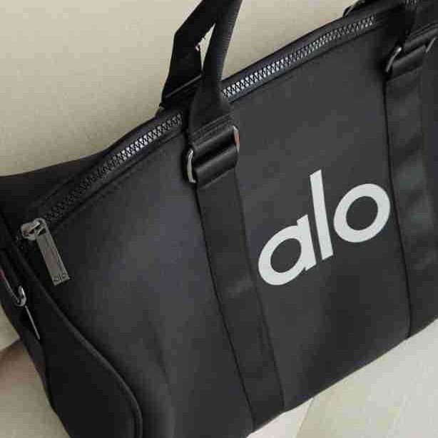 Alo yoga กระเป๋าถือด้านข้างซิปแห้งเปียกแยกกระเป๋า Neoprene Travel กระเป๋ากีฬา Arlo yoga