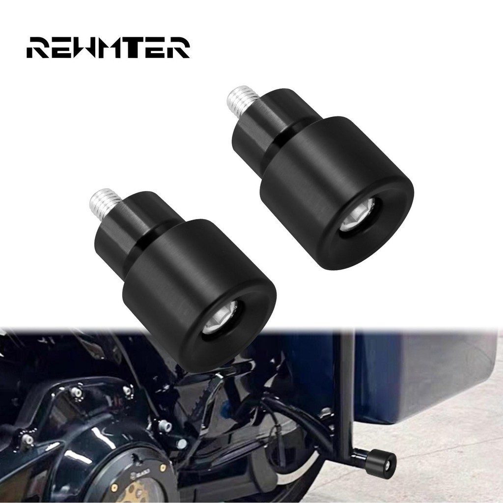 2 ชิ้น Crash Bar Guard Ball M12 Fit สําหรับ Harley สําหรับ Touring สําหรับ Road Glide FLTRX FLTR