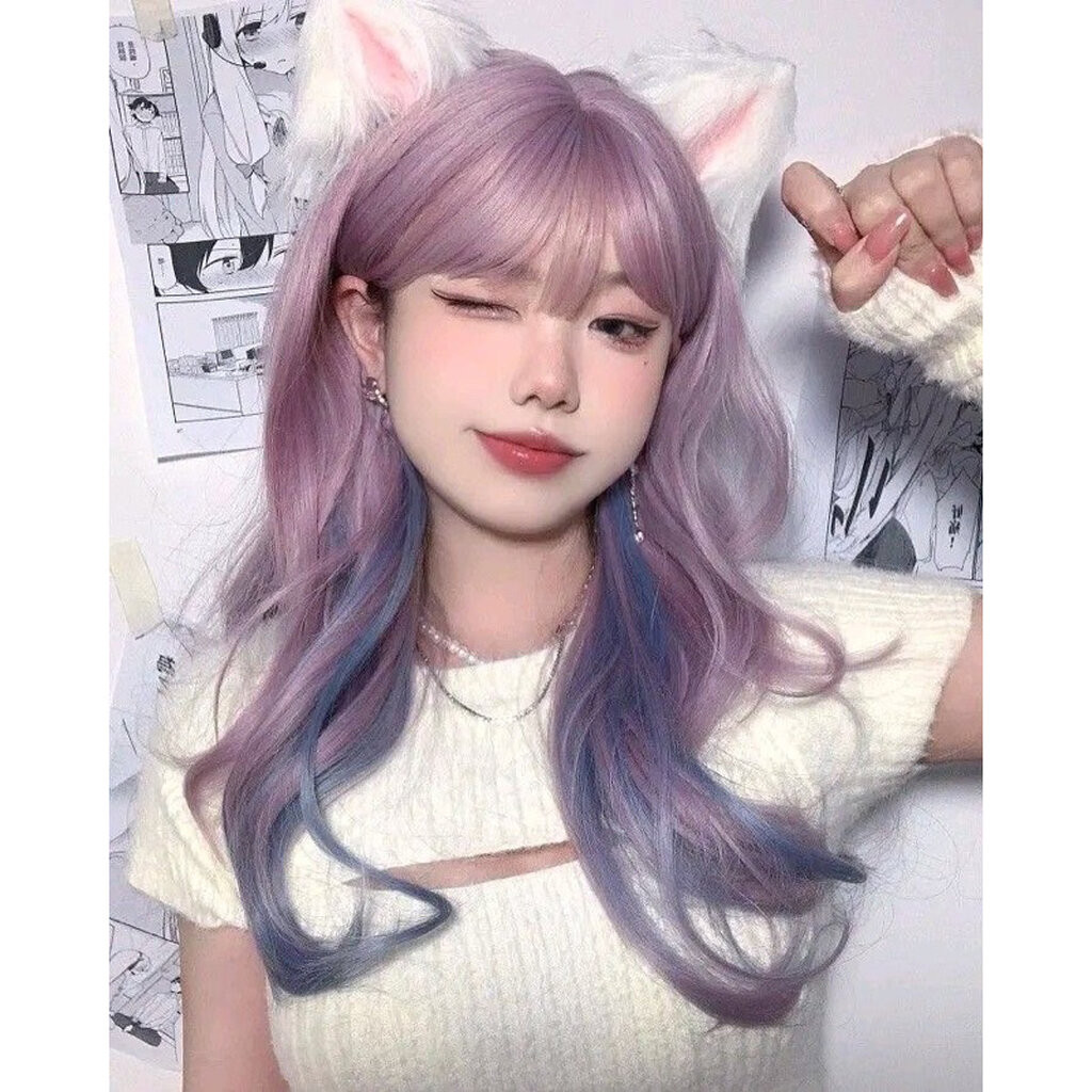 🐭พร้อมส่ง🐭 วิกโลลิต้า ฮาราจูกุ คอสเพลย์ พาสเทล Lolita Harajuku Cosplay Wig - รูปที่ 6