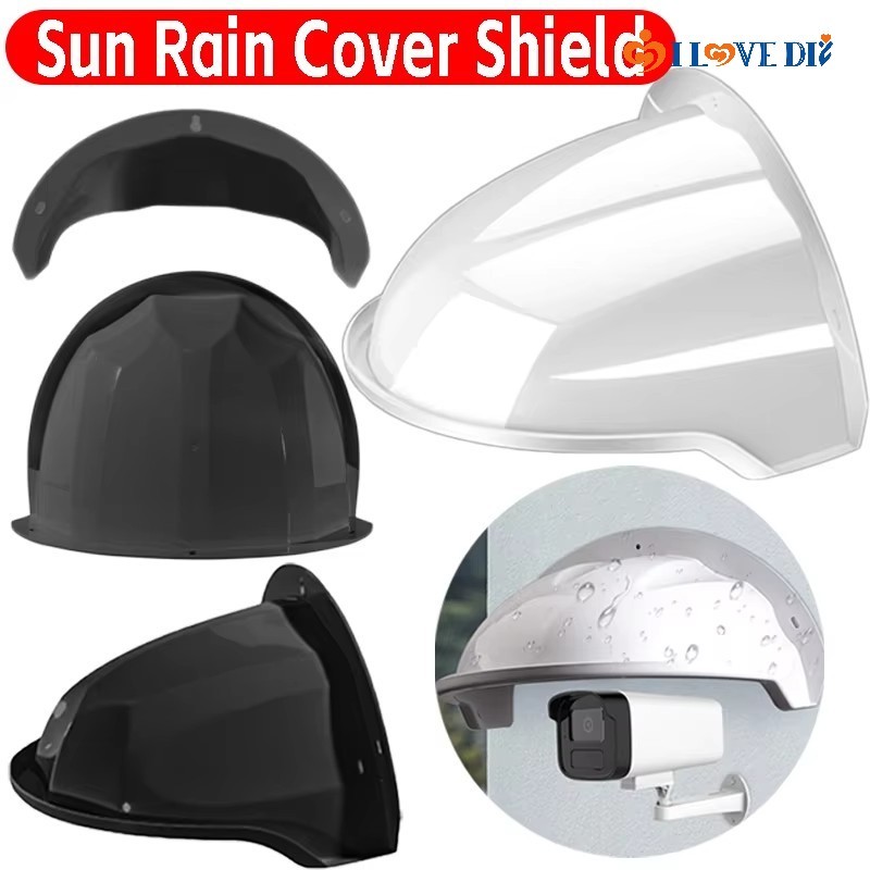 Universal Security Camera Sun Rain Cover - Shield Protective Cover สําหรับกล้องกลางแจ้ง WaterRoof Protection Wall Rainproof Case