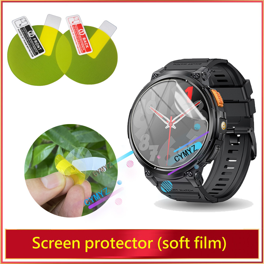 Axon Mega Smart Watch ฟิล์มฟิล์มป้องกันRepairable Cover HD Soft TPU Hydrogel Film AXON Mega Smart Wa