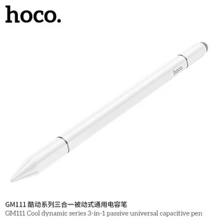 HOCO GM111 ปากกาทัชสกรีน ใช้งานได้ 3 หัว รองรับทุกหน้าจอ แท็บเล็ต มือถือ เขียนลื่น ปากกาสไตลัส hc6