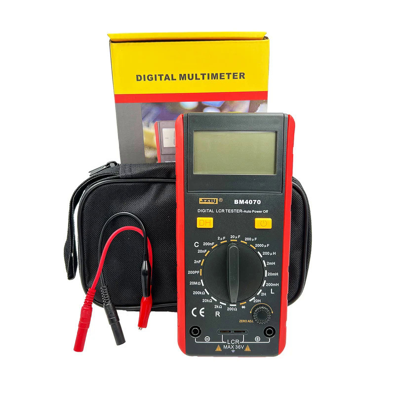 BM4070 LCR Meter LCR Multimeter Tester Digital Inductance Capacitance Resistance Meter with LCD Over