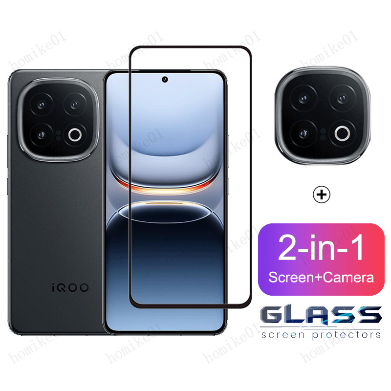 2 in 1 ฟิล์ม iQOO 13 ฟิล์มกระจก HD ฟิมล์กระจก iQOO 12 11 10 Pro Z9 Turbo Lite Z9x Z8x Z7x Z7 5G Vivo