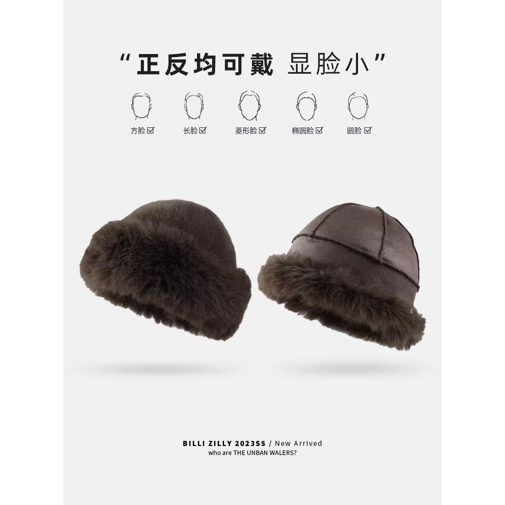 พลัสตุ๊กตามองโกเลียหมวกผู้หญิงฤดูใบไม้ร่วงฤดูหนาวเย็นหลักฐานสีขาวอบอุ่นตะวันออกเฉียงเหนืออ่างหมวกหนาป้องกันหูหมวกฟ็อกซ์ขนถังหมวก - รูปที่ 6