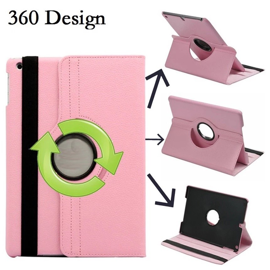 เคสสําหรับ เสี่ยวหมี่ เบาะ 1 2 3 4 360° หมุนพลิกกรณีเด็กแท็บเล็ตฝาครอบ Mi pad หมุน Capa PU หนังขาตั้งเกราะป้องกัน