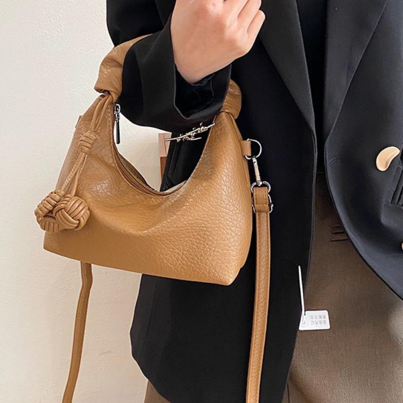 Mousoon High Sense MiuMiu Bag Underarm Bag Womens New Special-Interest Design Shoulder Crossbody Portable Dumpling Bag