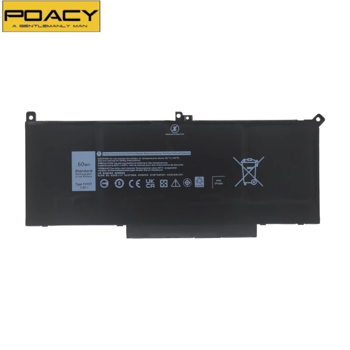 ✿แบตเตอรี่ F3YGT สำหรับ Dell Latitude 7480 7280 7490 E7480 E7280 E7490 7480 7390 7290 E7390 E7380