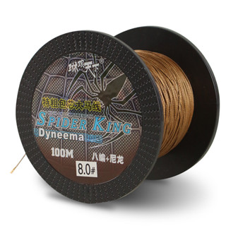 100m ไนลอน Core size8-80 # 8X Strands PE ถักสายตกปลาผู้นําสํ…