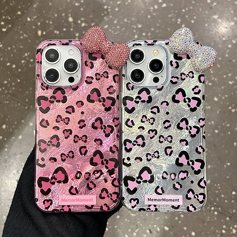 Insสไตล์สามมิติfull Diamond Bowknot Apple 14proเคสโทรศัพท์IPhone15promax Soft 11/12/13xr