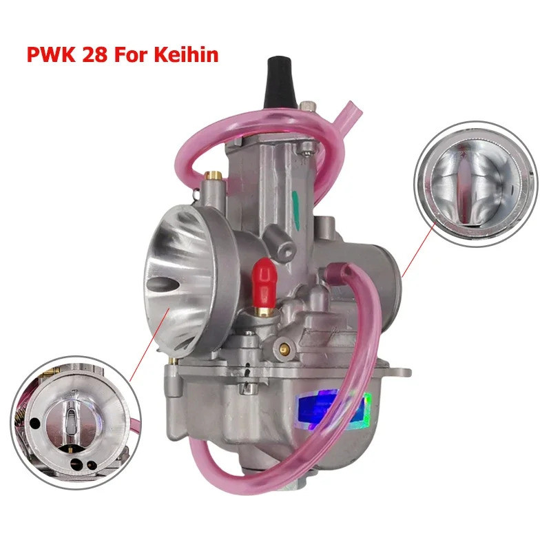 Pwk28 คาร์บูเรเตอร์สําหรับ Keihin 28 มม.PWK Ganik สําหรับ Honda CR85 CR125 XR100 TRX90 CR 85 125 XR 