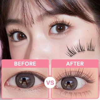 ✨สินค้าขายดีที่สุด✨ ขนตาปลอม 3 มิติแบบมีกาวในตัวขนตาปลอมIdolช่วยสร้างดวงตาที่ดูเป็นธรรมชาติและน่ารัก
