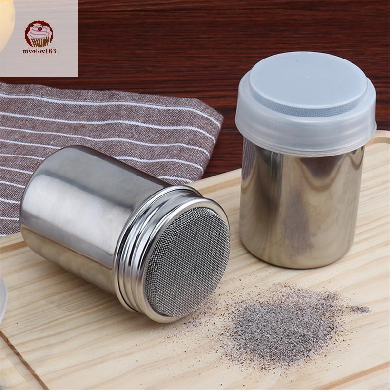 Myoloy เครื่องปั่นช็อกโกแลตสแตนเลส น้ําตาลไอซิ่ง ผงโกโก้ กาแฟ Sifter TH