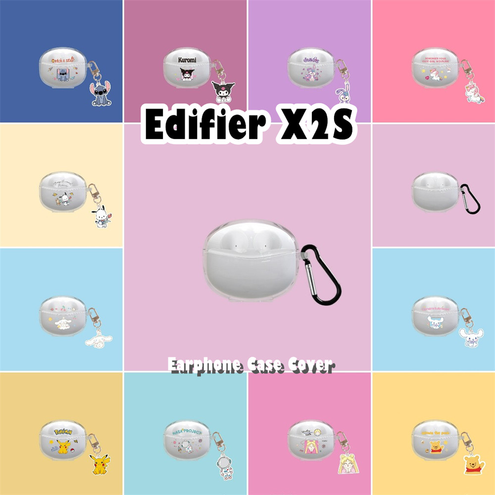 READY STOCK!นําไปใช้กับ Edifier X2S เคส Case เคสหูฟัง การ์ตูนน้ําเย็น ซิลิโคนนุ่ม เคส เคสหูฟัง