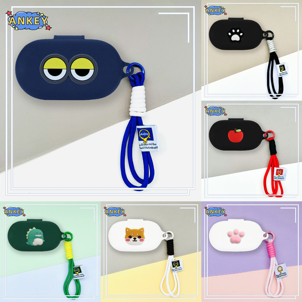 For Anker Soundcore V30i V20i Earphone Silicone Case Earbuds Green Dinosaur Waterproof Shockproof So