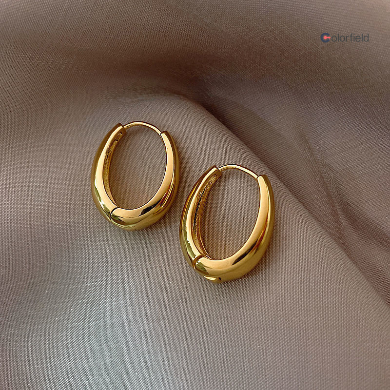 Colorfield ต่างหู รูปหยดน้ํา สไตล์ฝรั่งเศส วินเทจ เรียบง่าย สำหรับผู้หญิง เข้ากับทุกการแต่งกาย ไม่ทําให้แพ้ง่าย-COD - รูปที่ 6