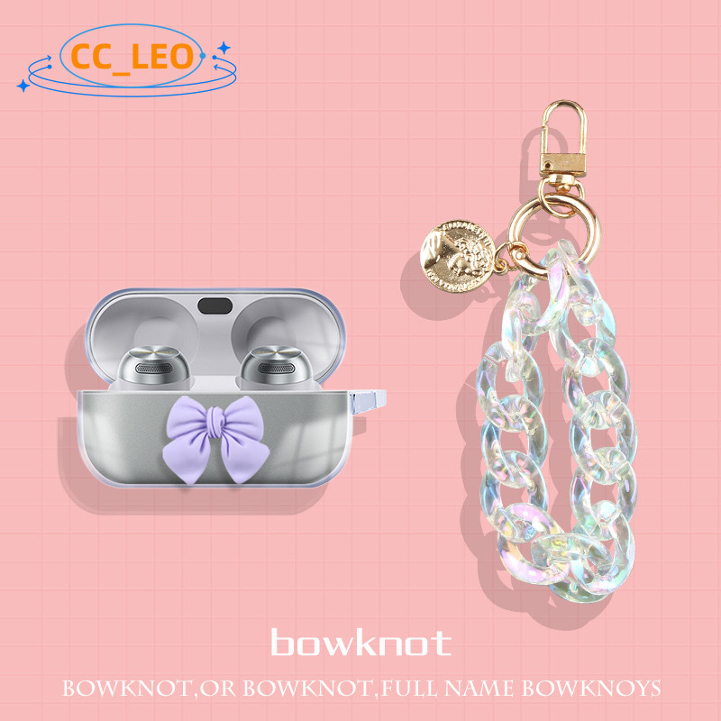 For Technics EAH-AZ100 Case Clear Soft Case Cute Pearl Pendant Panasonic Technics EAH-AZ100 Clear Sh