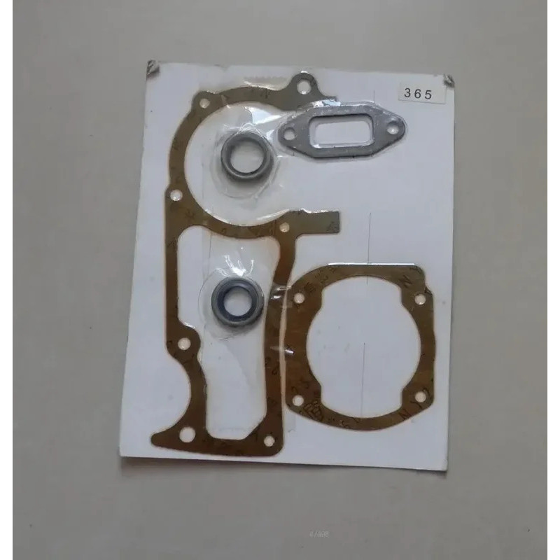 ชุดตะกร้า & ชุดซีลน้ํามันสําหรับ HUSQVARNA 365 372 382 CHAINSAW CRANKCASE MUFFLER INTAK CARBURETOR CYLINDER GASKETS
