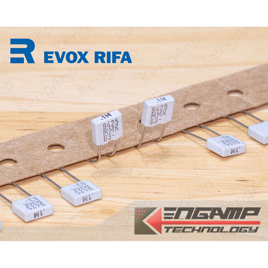 (10ตัว) 0.1uF/63V 0.1M63V 100nK63V 100nF/63V EVOX MMK5 20% 2.5x7.2 H6.5mm P=5