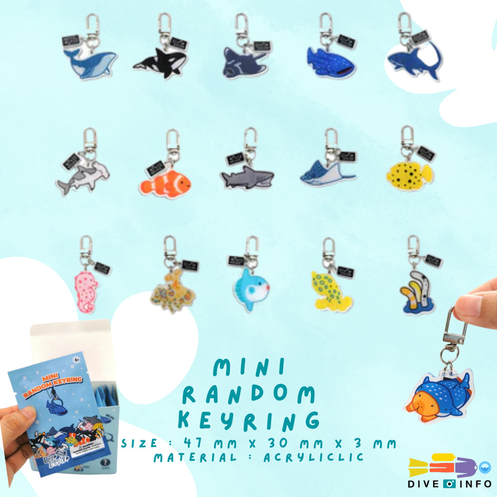 Dive Inspire Luggage Tag, Bag Tag, Key-Ring, NUDI Blind Box รวมของน่ารัก ของที่ระลึก