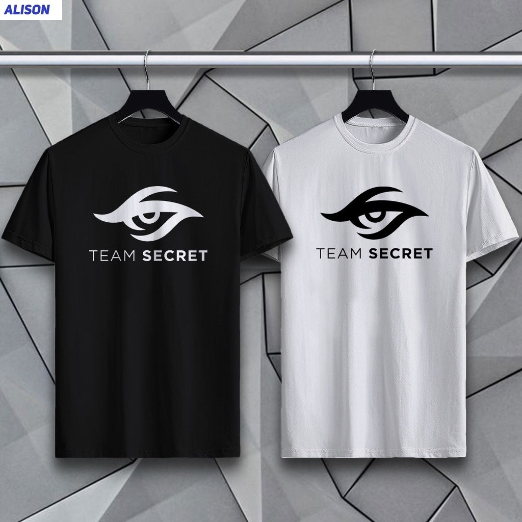 ​​Cod PUBG Gaming Team Secret 100%Cotton เสื้อยืดคอกลม Unisex​​ – M416 Rifle Graphic Print with RGB 