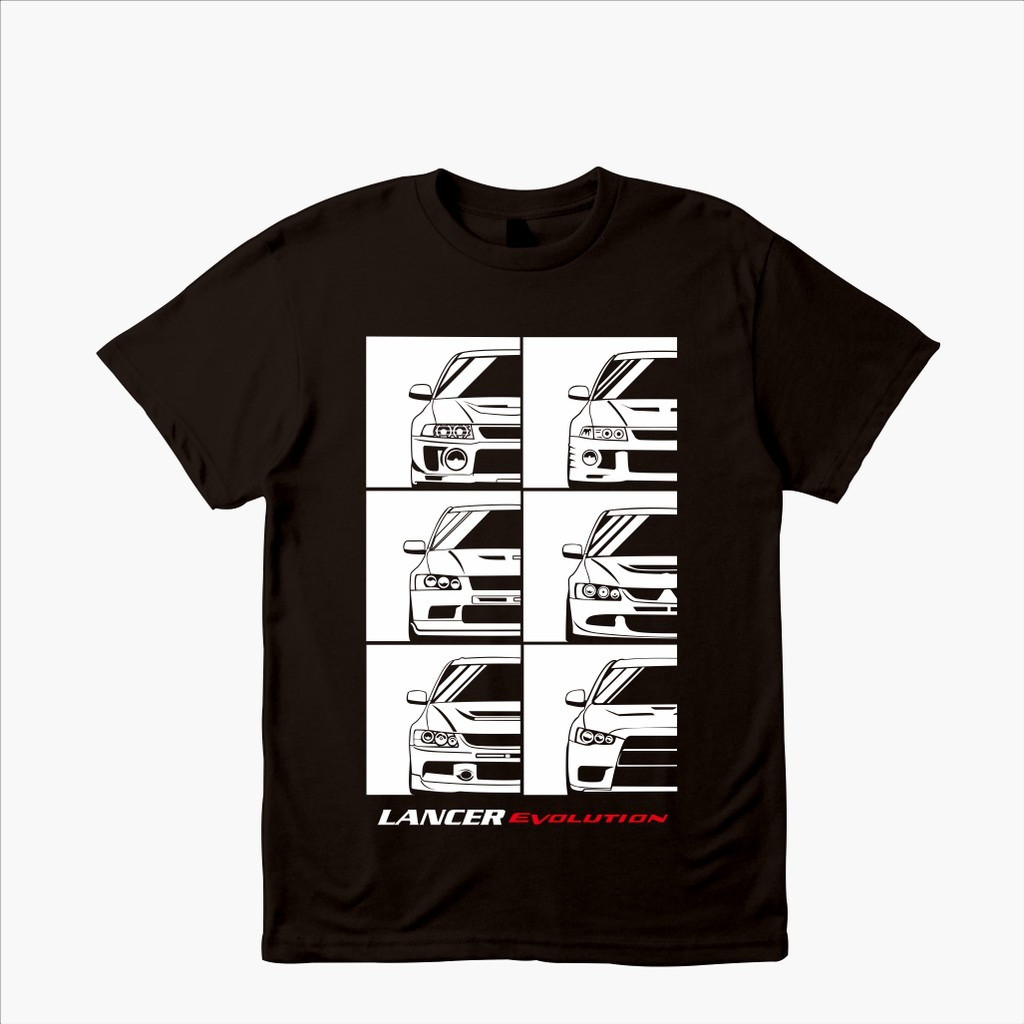 เสื้อยืด พิมพ์ลาย Mitsubishi Lancer Evolution สําหรับผู้ชาย S-5XL เสื้อยืดคอตตอน