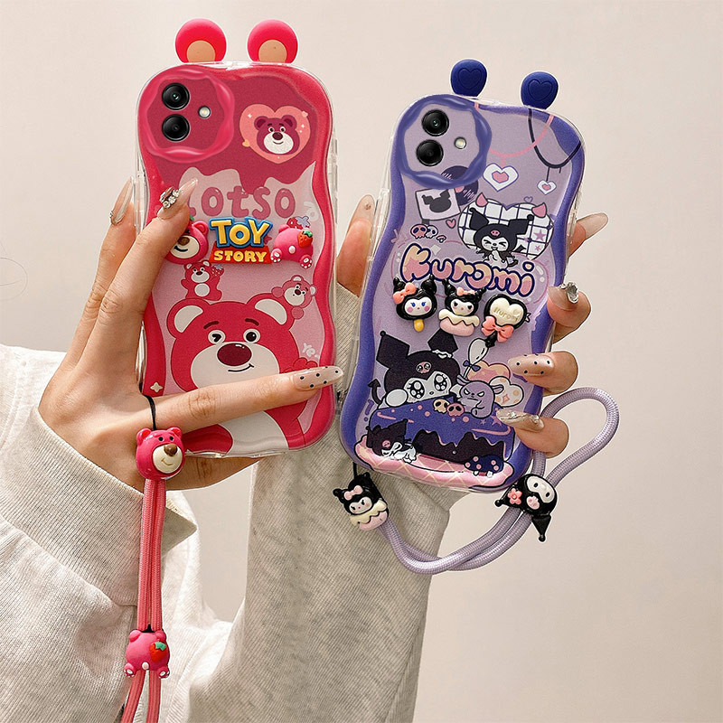 เคส For Samsung A06 Samsung A05 Samsung A04 A02 A02S A03S A04E A12 A22 A21S M12 F12 M22 4G M02 tpu ครีมเชลล์ตุ๊กตาโทรศัพท์มือถือใหม่กรณี NYGZ