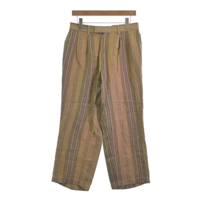 Noah Pants khaki stripe beige brown Direct from Japan Secondhand