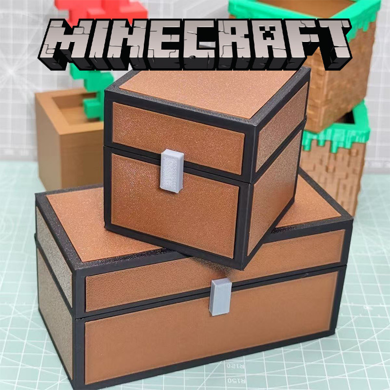 2025 A Minecraft ภาพยนตร์ 3D การพิมพ์ของเล่น Minecraft กระเป๋าหน้าอก Totem of Undying พวงกุญแจ DIY ข