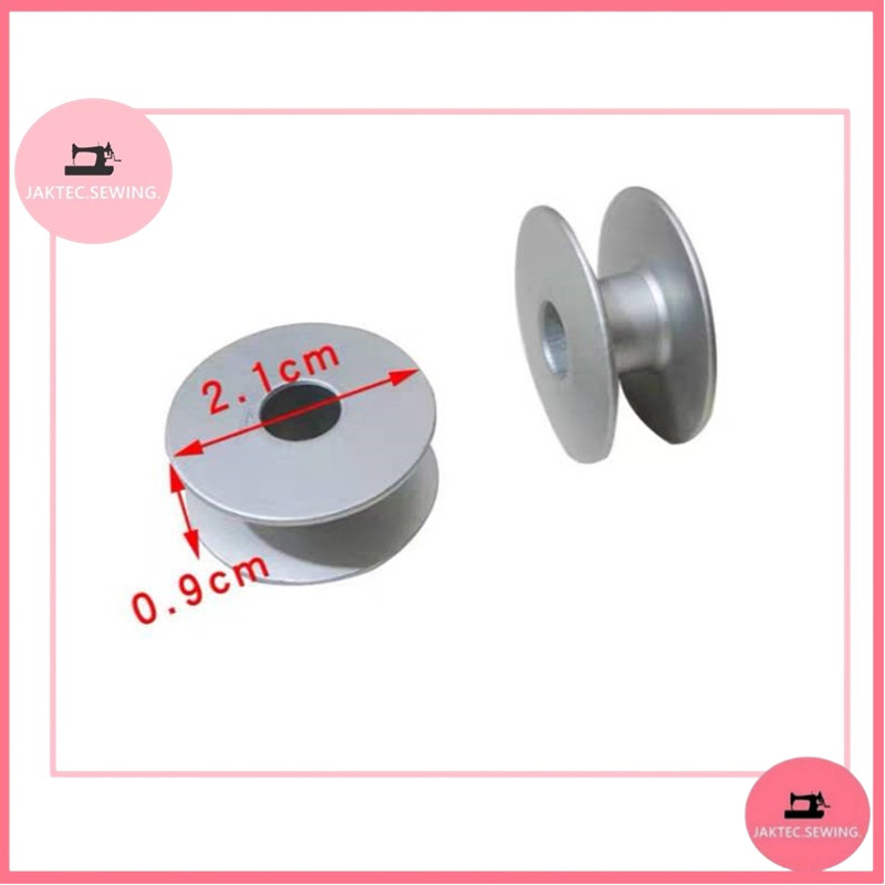 JAKTEC✂✂กระสวยอลูมิเนียม กระสวยอย่างดี(มีให้เลือก3เเบบ) จักรอุตสาหกรรม จักรเย็บคอม จักรไดเร็ค ต่อกล่อง(100ลูก) - รูปที่ 2