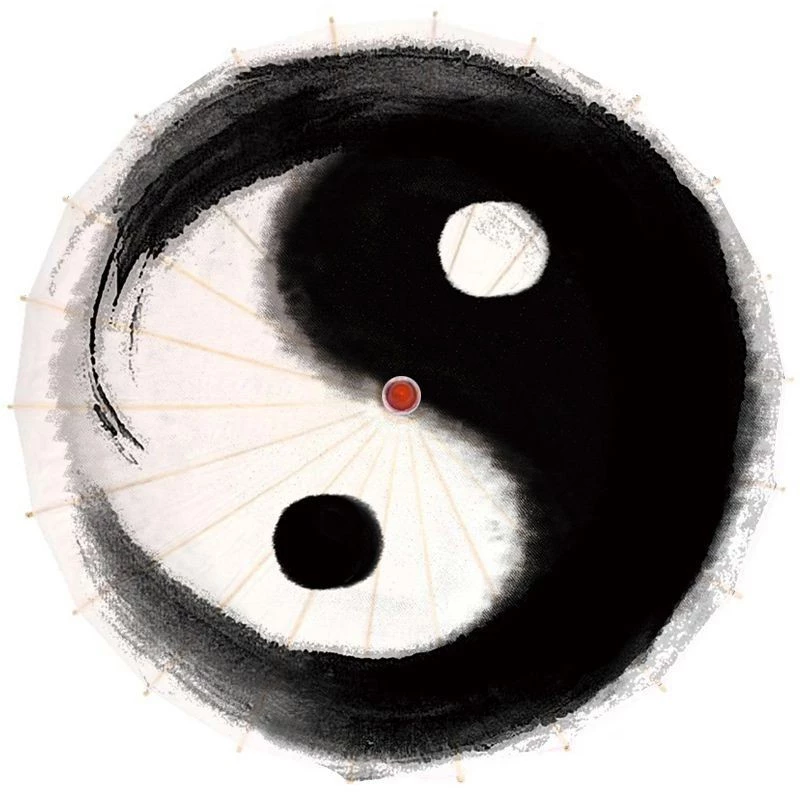 ร่มผ้าไหม Tai Chi Bagua ลาย Beidou สไตล์จีนโบราณ thumbnail 6
