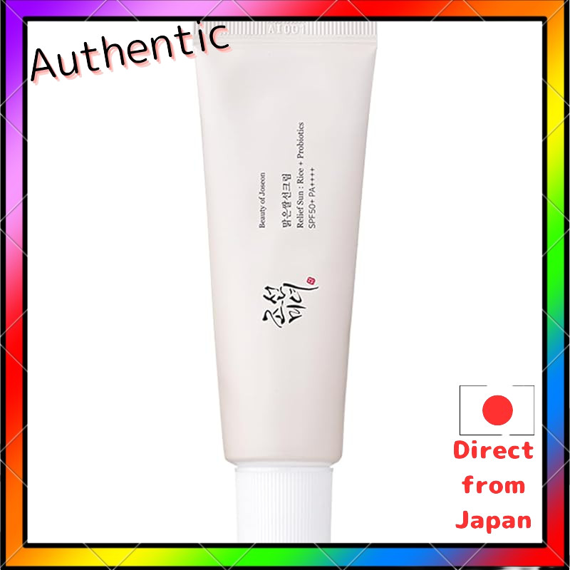 [ความงามของ Joseon] Relief Sun: Rice + Probiotics [Boj] Rice Sun Cream 50Ml Spf50+ Pa++++
