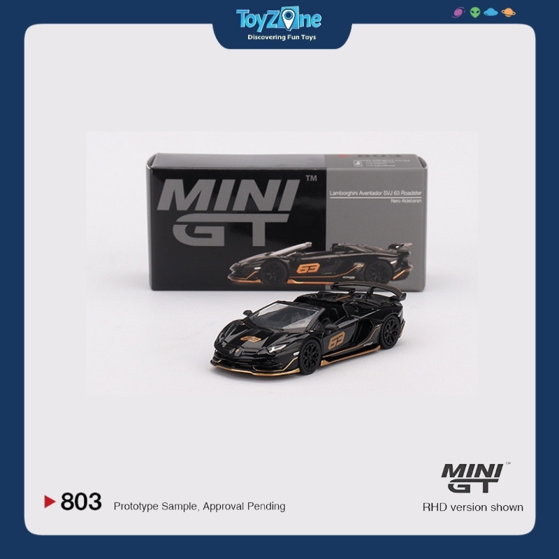 Aventador SVJ 63 Roadster 1:64 MiniGT รถรุ่น