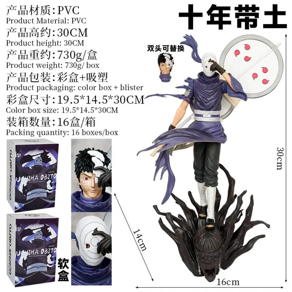 จัดส่งจากประเทศไทย 27 ซม. NARUTO Uchiha Obito คอสเพลย์ Hagoromo Action Figure รุ่น Q ตุ๊กตาของขวัญเด็กตกแต่งรถเครื่องประดับของเล่นคอลเลกชันตกแต่งบ้านประติมากรรมตกแต่งขนาดใหญ่ Figurines ราคา ถูกที่สุด ดีลบีเคเค แกลเลอรีภาพที่ 2